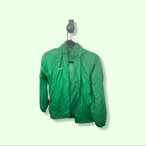 Green boys XL Nike windbreaker